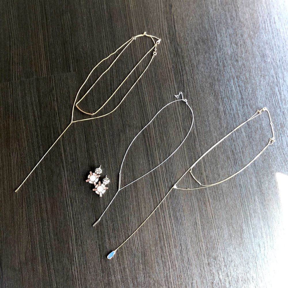 Layering Necklaces + Earrings Bundle!